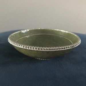 Mike and Ally Gold Enamel Trinket Bowl Vintage